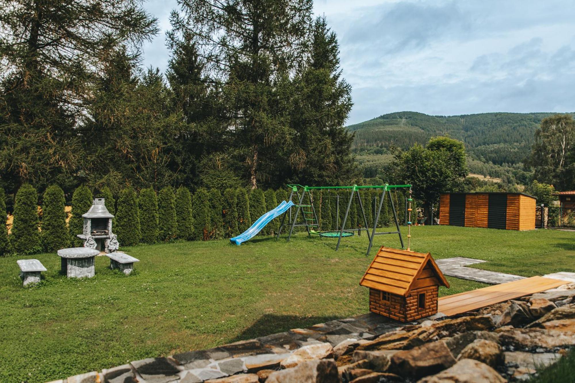 Skrzaci Zakatek - Domek Z Prywatna Balia Z Jacuzzi Stronie Śląskie Exterior foto